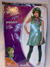 Inside Out 2 Disgust - Spirit Halloween Costume Girls Size L - New