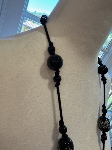 Authentic Chanel Resin CC Beaded Necklace. - Picture 5 of 11