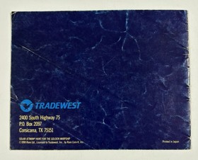 Solar Jetman Nintendo NES Instruction Manual Booklet 1990