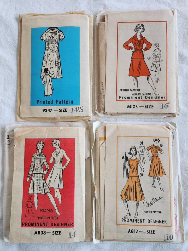 Lot of 64 1960s 1970s Vintage Womens Sewing Dress Patterns McCalls Simplicity + - Image 4 of 4