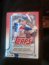 2025 Topps Update Series Sealed Blaster Box 84 Cards + Holiday Base & Foil Cards