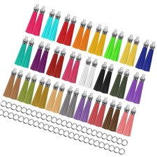  Keyring Tassles for Craft Keychain Accessories Making Supplies Tassels Crafts