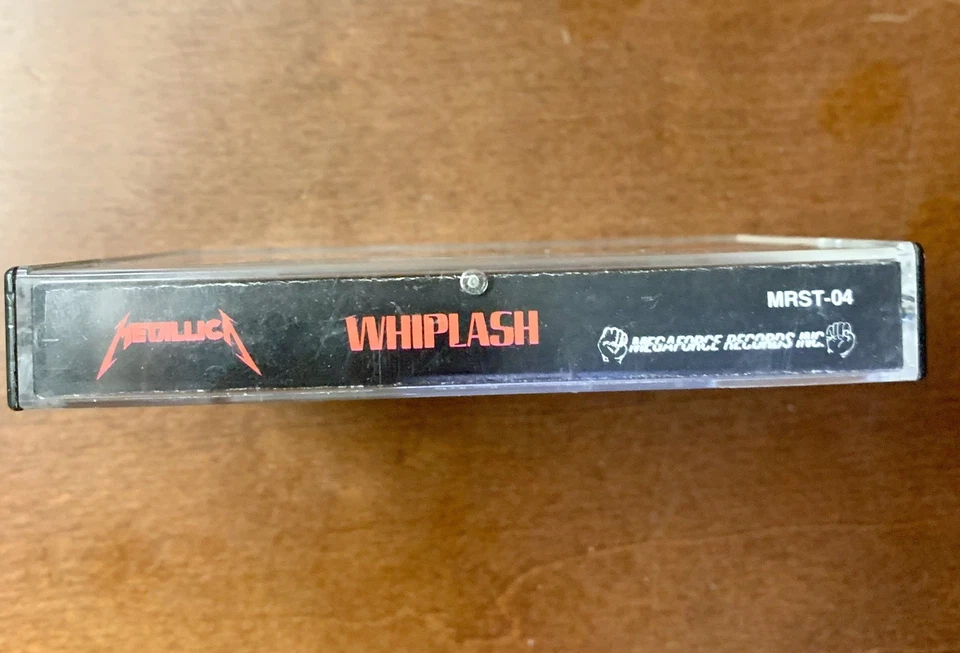 Metallica Whiplash Cassette 1985 Vintage Import Megaforce records! - Image 2 of 4