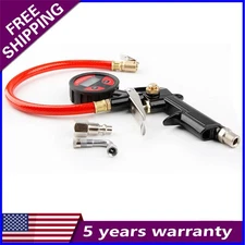 Heavy Duty Digital Tire Inflator with Pressure Gauge Lock-On Air Chuck 0-150PSI