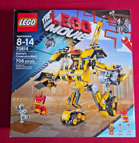 💚2014💚RETIRED💚RARE💚Hard to Find💚LEGO Movie Emmet's Construct-O-Mech 70814💚