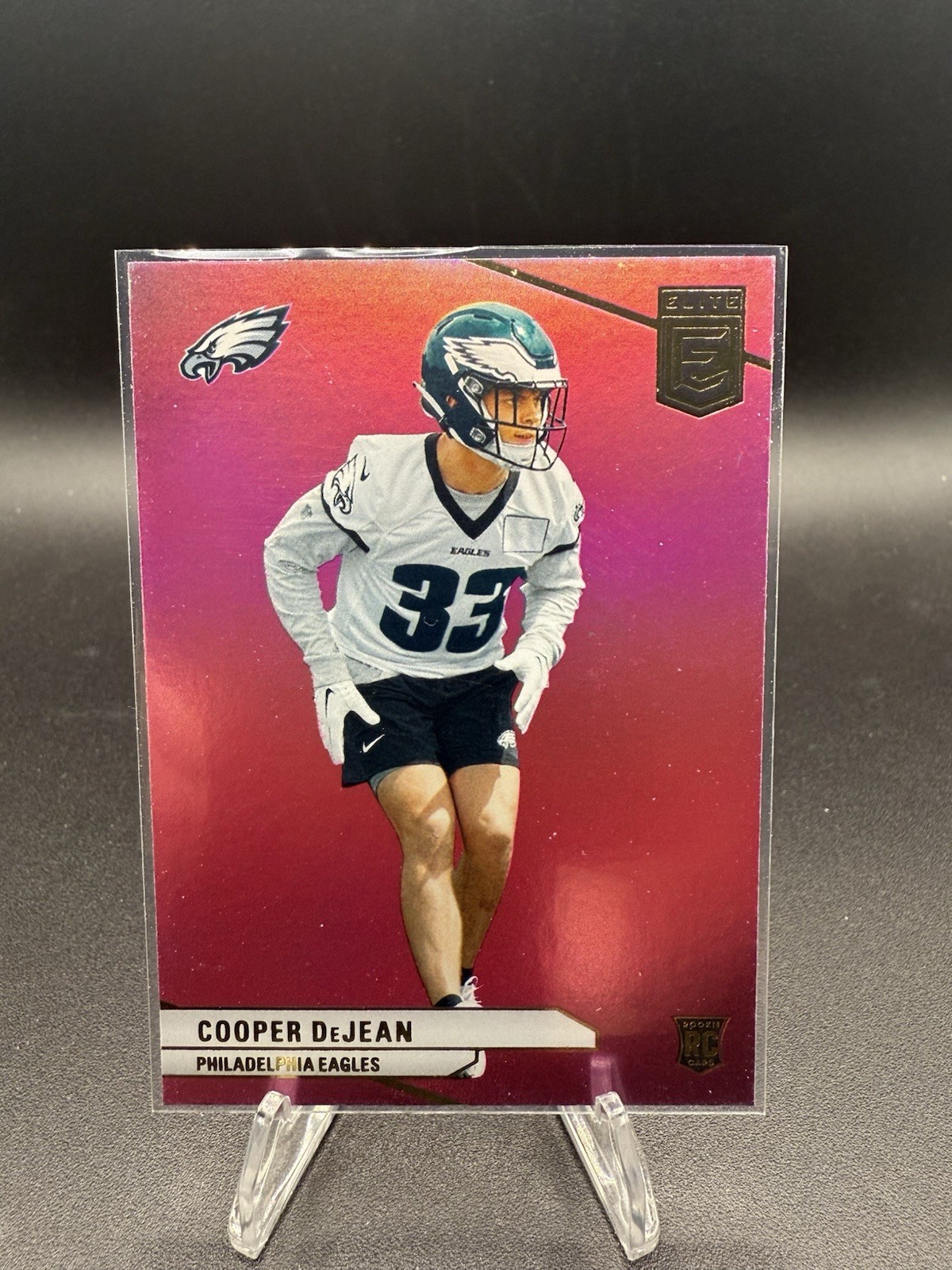 2024 Panini Donruss Elite - Rookies Cooper DeJean #171 Pink (RC)