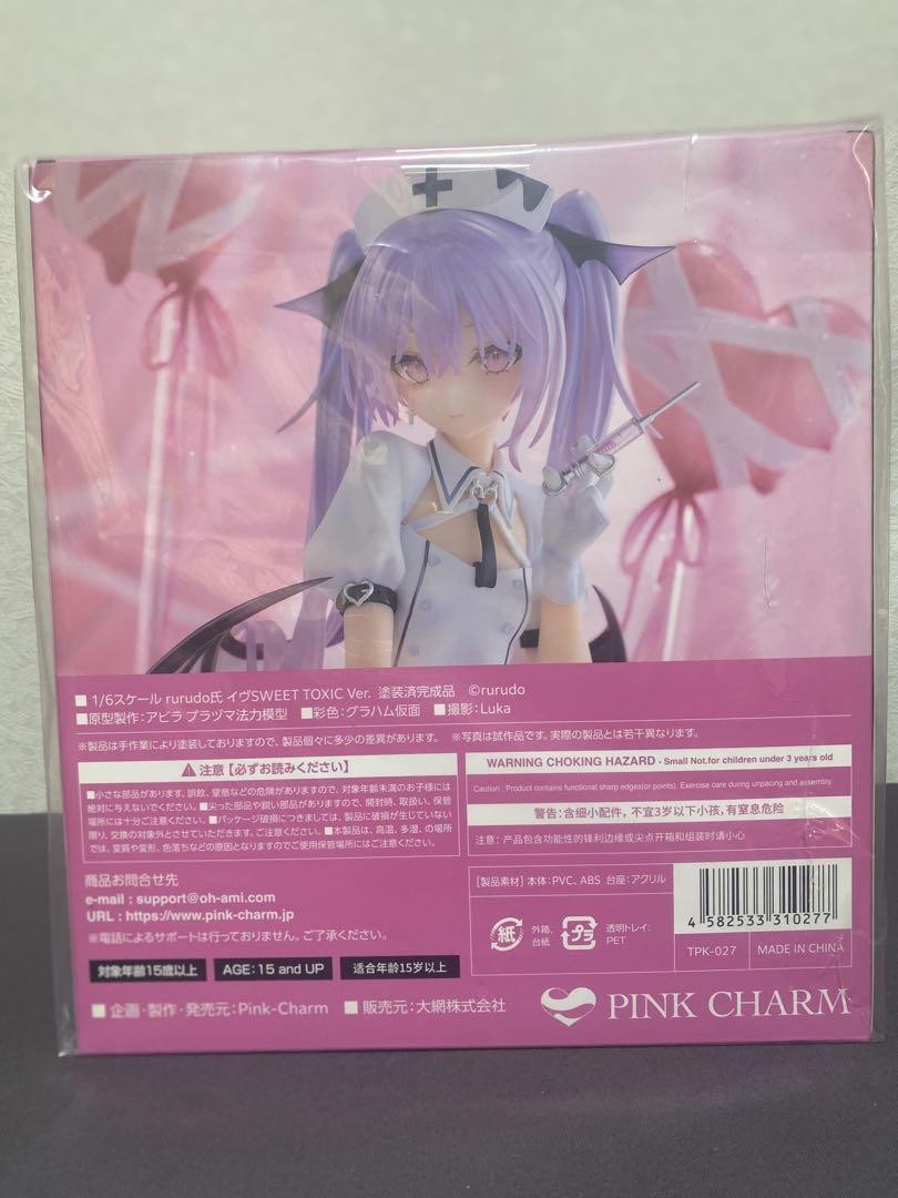 EVE SWEET TOXIC Ver. Pink Charm rurudo Complete Figure 1/6