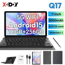 2025 Android 15 Tablet 256GB ROM 1TB TF 11 inch 5G WiFi 8000mah Dual Camera 2K