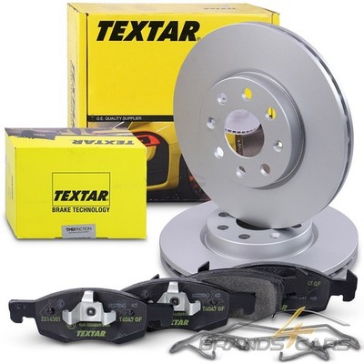 TEXTAR BREMSSCHEIBEN Ø257 +BREMSBELÄGE SATZ VORNE FÜR OPEL CORSA E JQ3