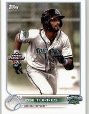 2022 Topps Pro Debut Jose Torres #PD-108 Daytona Tortugas