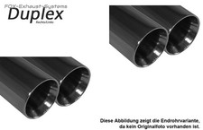  Duplex Sportauspuff für Subaru Impreza GR 2.0l D Schrägheck je 2x100mm