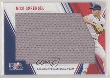 2018 Panini USA Baseball Stars & Stripes Jumbo 228/299 Nick Sprengel #16 6ns