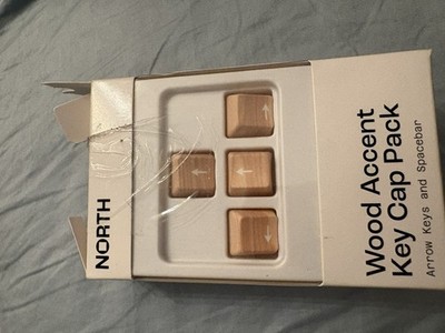 North Wood Accent Key Cap Pack Arrow Keys and Spacebar