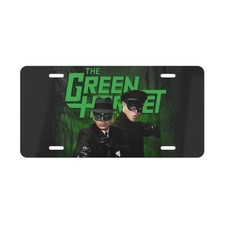 The Green Hornet Vanity Plate, Custom Car Decoration, Classic TV Gift