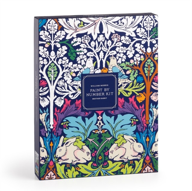 William Morris Brother Rabbit 9 x 12"" Paint by Number Kit by Galison (Kit)