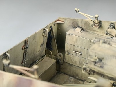 1/35 Built WWII German Nashorn 8.8cm L/71 Tank Destroyer Model | eBay