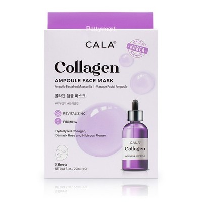 CALA - ESSENCE FACE MASKS - COLLAGEN - 5 SHEETS
