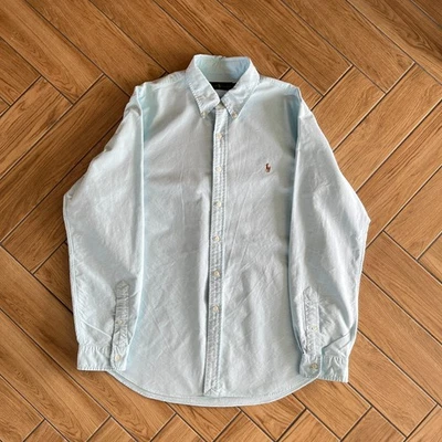 Ralph Lauren Herren Freizeithemd Casual Langarm Klassischer Hellblau XL - Bild 1 von 4