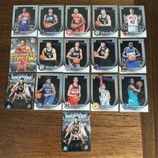 Topps 2025 Rockstar Rookies & Bowman Chrome NBA Lot 16 Cards Hansen ALL RC