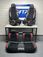 2015-2021 Subaru Wrx Sti Oem Alcantara Seat Set Seats Front Rear Genuine Lh Rh