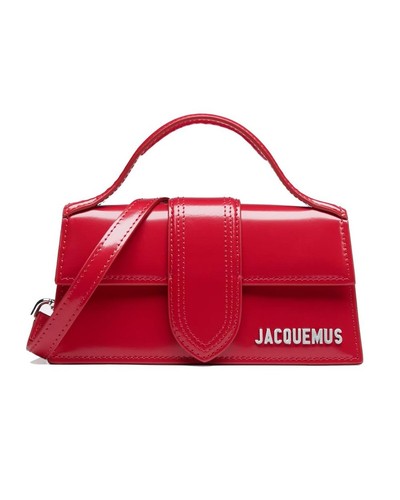 Cartera larga con cadena Jacquemus Le Chiquito para mujer roja