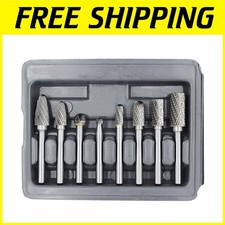 Carbide Burr Set 1/4'' Shank 8pcs Rotary Burrs