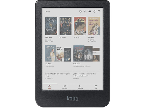 eBook - Kobo Clara Colour, Pantalla Táctil Color E-Ink Kaleido™ 3 de 6”, 16GB, C