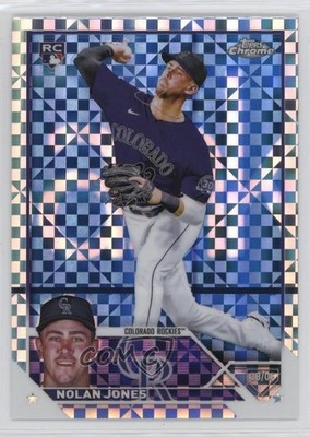 2023 Topps Chrome X-Fractor Nolan Jones #43 0g7