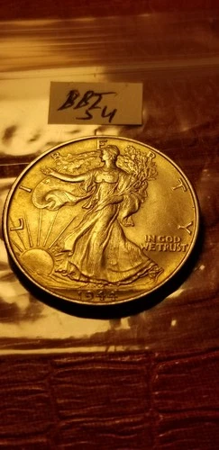 USA 1944 Walking Liberty Half Dollar Silver High Grade Coin Idas14.