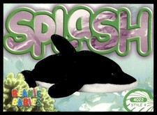 1999 Beanie Babies 2nd Edition Series 4 Splash the Whale  #233