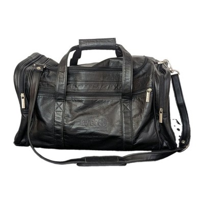 Leeds Leather Pharmaceutical Bag Bayer Multi-pocket Travel Luggage Drug Rep