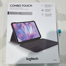 Logitech Combo Touch Black Keyboard Folio for iPad Pro 11" M4 - New, Open Box