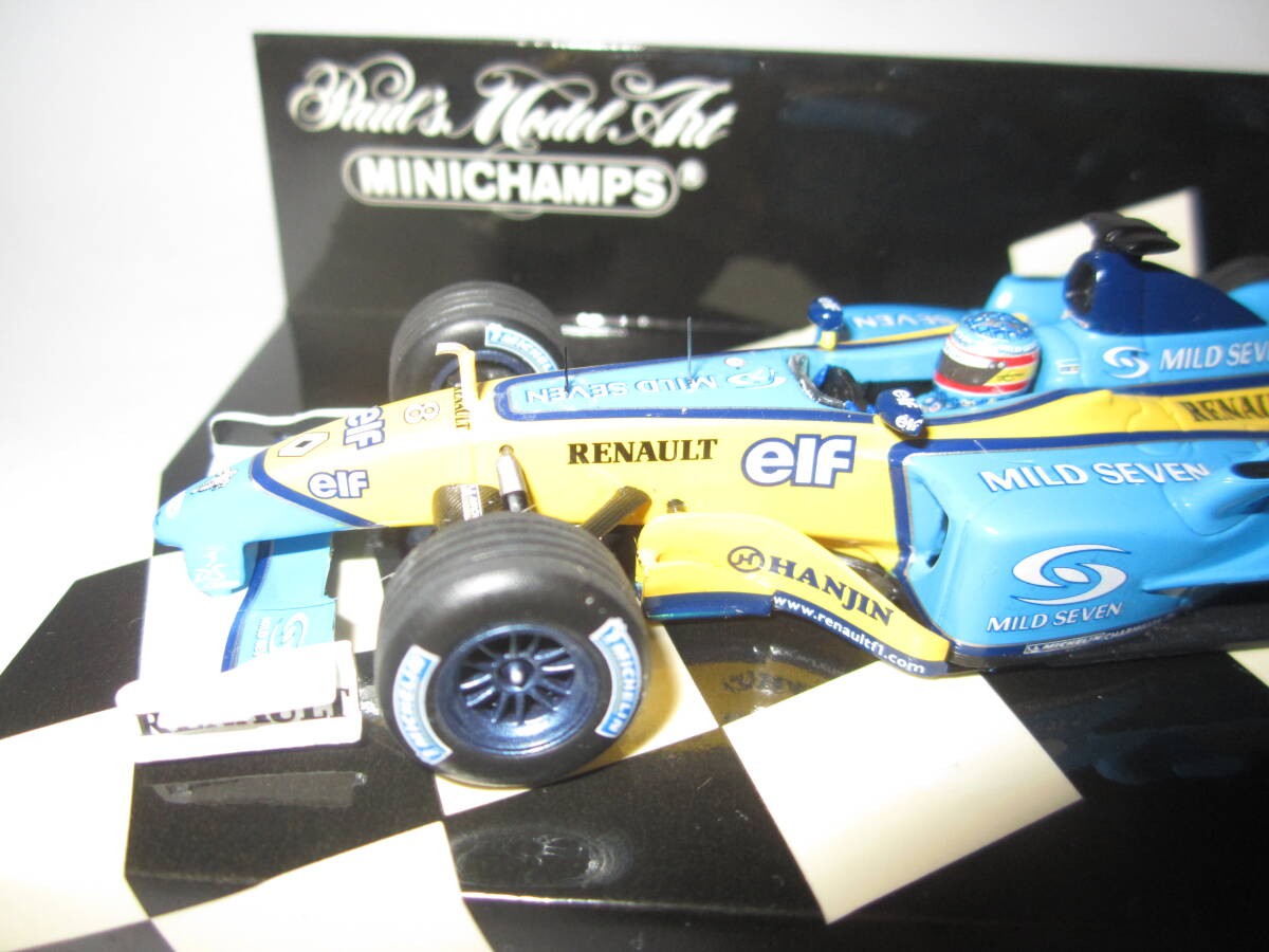 希少 PMA 1/43 BENETTON RENAULTランチバージョン アレジ 1/43 ミニチャンプス 430960003 ベネトン ルノー B196 J.アレジ