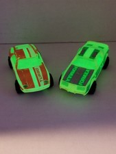 Matchbox Glo Racers Lot Of 2 Flash Fire Pontiac Firebird Turbo Porsche 928 1/64
