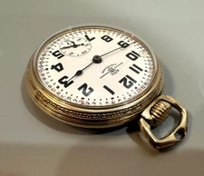 Ball Record s16, 21 jewels Gold Filled Pocket Watch circa 1960