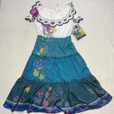 NWT Disney Mirabel Encanto Costume Dress Girls Size S 4-6x Halloween