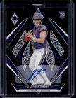 2024 Panini Phoenix JJ McCarthy Auto Autograph RC Lazer #185 Vikings Rookie