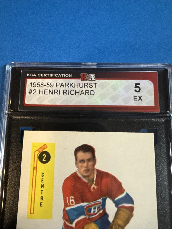 Parkhurst #2 1958 Henri Richard Hof KSA 5 Foto 3 de 4