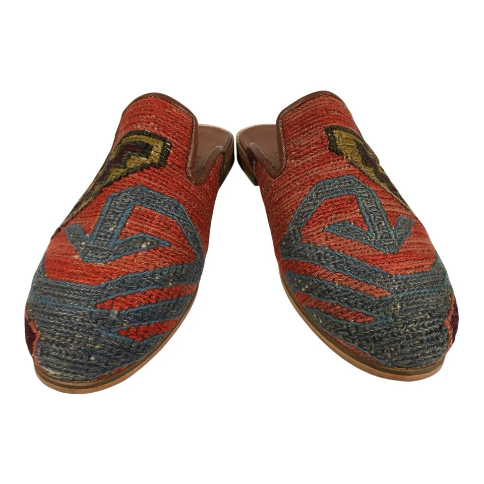 Handmade Kilim Slipper US-10 (EU-43 ) (sole-hard leather. lining-lambskin) Men - Image 3 of 4