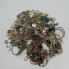 VTG To Modern Costume Jewelry Lot Mixed Rings Necklaces Earrings Turquoise Boho