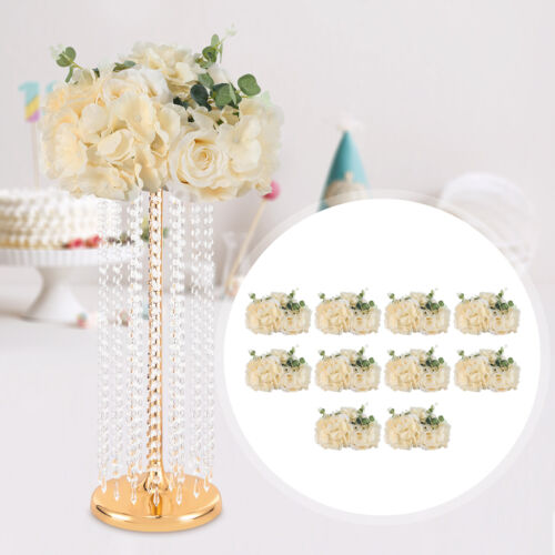 10 Pcs Flower Ball Arrangement Bouquet Flower Balls Party Centerpieces UK UK