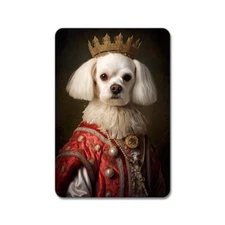 Aristocratic Maltese Dog - Cute Funny Animals - Magnet