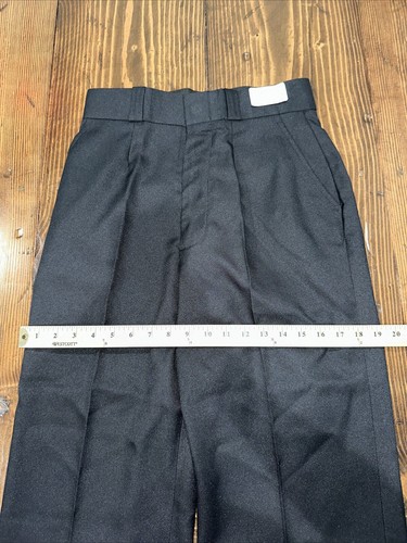 Superior Uniform Group Women's Size 12 Raw Hem Straight Leg Pants Black - Picture 10 of 16
