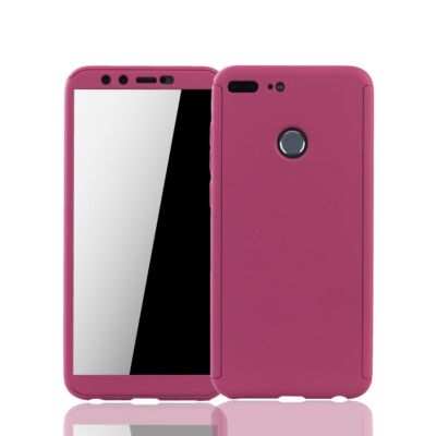 Handyhülle Schutz Case für Huawei Honor 9 Lite Full Cover Displayschutz Pink