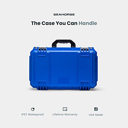 Seahorse Protective Equipment Cases Se830 Carry on Case With Foam Blue Medium for sale online eBay