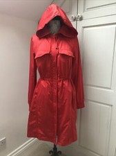 Armani Jeans Stylish Raincoat With Hood Size 12 Excellent Condition Hardly Worn