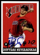 2019 Choice Baseball Card Dovydas Neverauskas Indianapolis Indians #19 Signed