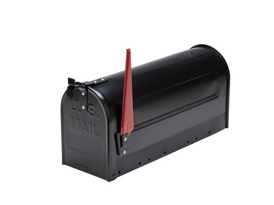 Burg Wächter 891 S Briefkasten US-Box Schwarz B x H x T 220 x 480 x 170 mm