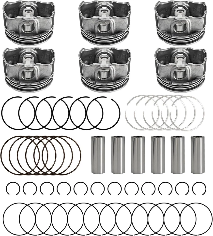 Engine Piston & Piston Ring Kit for 2011 2012 2014-2020 Kia Sedona 3.3L 3.5L - Imagem 4 de 4