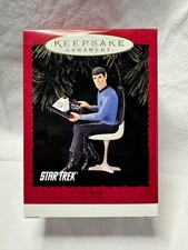 A NIB Hallmark Star Trek Mr. Spock Ornament 1996